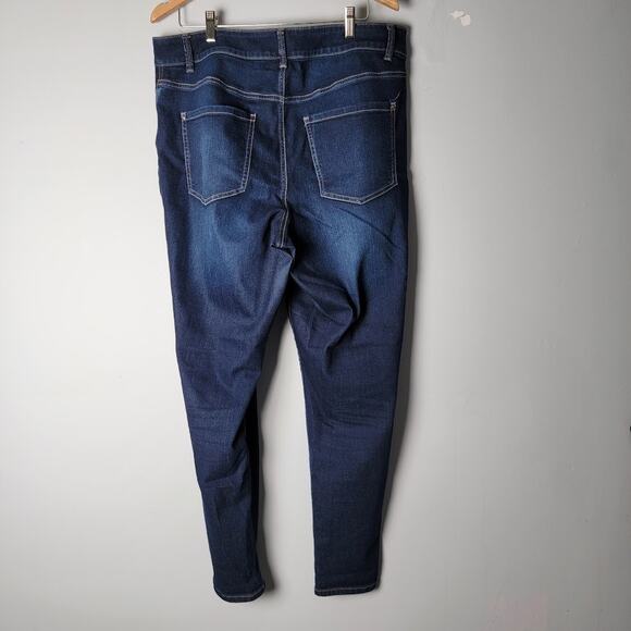 Maurices EverFlex‎ High-Rise Curvy Jeans 18W Reg Dark Wash Skinny Stretch - Picture 2 of 10